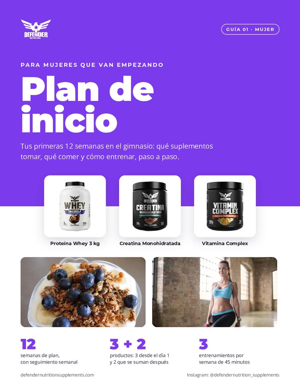 Guía Plan de Inicio para mujer, página 1