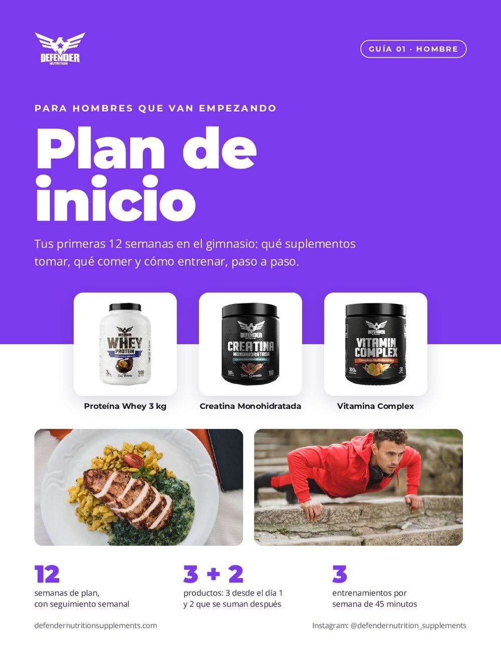 Guía Plan de Inicio para hombre, página 1